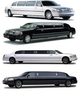 black and white limo