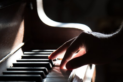 playing the piano